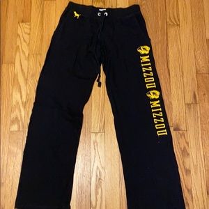 Pink mizzou sweatpants